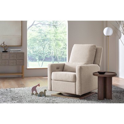 Sigi Sustainable Beach Wood Recliner with USB and Glide Feature