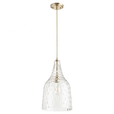 Quorum Lighting 1 - Light Pendant in  Aged Brass