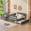 Twin Over Full Wood Bunk Bed with Twin Size Trundle - 2 of 4