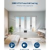 8000 BTU Portable AC - 3-in-1 Cooling Fan, Dehumidifier & Ventless Floor Air Conditioner for Rooms w/ Sleep Mode, Ideal for Home - 2 of 4