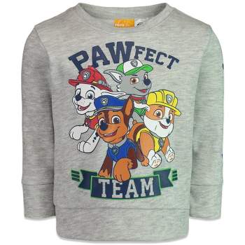 Paw Patrol Rubble Marshall Chase Fleece Sweatshirt Toddler : Target