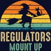Junior's Design By Humans Regulators Mount Up Halloween Witch By RedBirdLS T-Shirt - 2 of 3