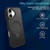 Entronix [Magnetic] Case Compatible with iPhone 17 - Translucent Frosted Matte Gripstand - 4 of 4