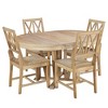 Nicbex Extendable Dining Table Set for 4 Wood Kitchen Table Set with 4 Chairs with Backrest for Living Room, Kitchen, Dining Room Restaurant - 4 of 4