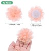 Unique Bargains Mesh Fabric Full Chiffon Flowers for DIY 12 Pcs - 3 of 4