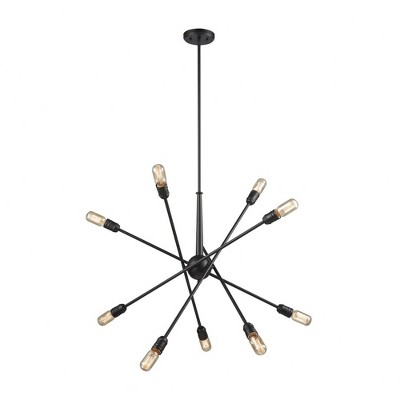 Elk Home Delphine 10 - Light Chandelier in  Oil Rubbed Bronze
