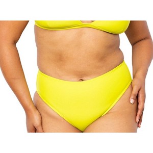 Womens Colette High Waisted Bikini Bottom- MIGA Swimwear - 1 of 4