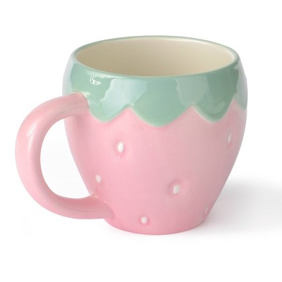 11.8 fl oz Ceramic Mug Strawberry - Bullseye's Playground™