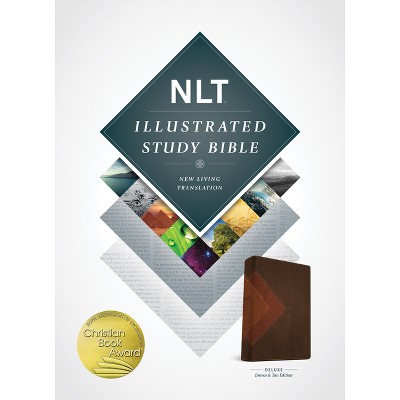 Illustrated Study Bible-nlt - (leather Bound) : Target