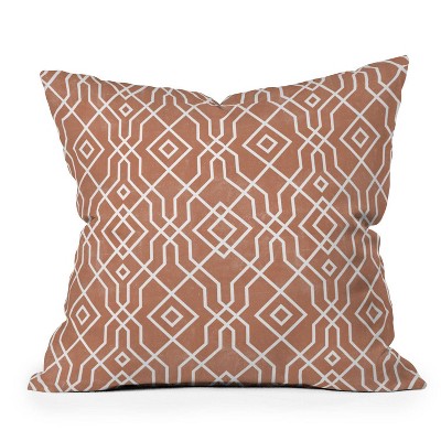 16"x16" Emanuela Carratoni Baked Earth Square Throw Pillow - Deny Designs