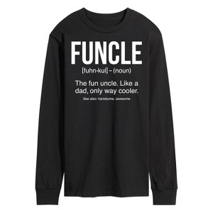 Men's - Instant Message - Funcle Defintion Long Sleeve Graphic T-Shirt - 1 of 4