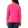 Women's Front Drawstring Tie Top - Multiples - 2 of 4