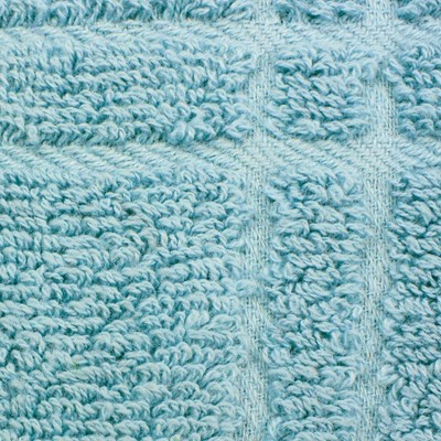 Dew Green and White Cotton Terry Kitchen Towel Set