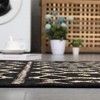 Indoor Outdoor Area Rug Moroccan Geometric Farmhouse Rug Low Pile Stain-Resistant Easy Care Carpet for Living Room Bedroom Backyard Patio - 3 of 4