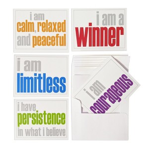 Inspired Minds Note Cards with Envelope, Hopefulness Booster Set, 2 Each of 5 Titles, Set of 10 - 1 of 1