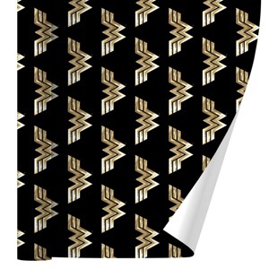 Wonder Woman 1984 Golden Logo Gift Wrap 30" x 72" - 1 of 4