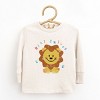 The Juniper Shop Mini Smiley Lion Paws Toddler Long Sleeve Tee - 2 of 4