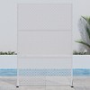Dovelina Metal Outdoor Privacy Screen Freestanding Patio Decorative Screens - 2 of 4