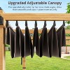 Retractable Aluminum Pergola – 10x10/10x13 Ft Wood-Grain Design, Adjustable Sunshade & Rust-Proof Frame for Patio/Backyard/Garden - 2 of 4