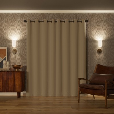Sun Zero Oslo Tenda Oscurante Total Blackout 132x241 Cm – Grado Teatrale, 100% Luce, Nero