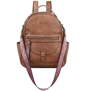 Generic Mini Backpack Purse, Designer Leather Cute Roomly Small Backpacks, Shoulder Backpack - 1 of 4