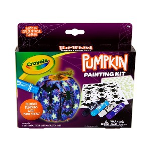Crayola Pumpkin Painting Kit Galaxy: Non-Toxic Craft Paint for Pumpkin Decorating, Multicolor, Ages 4+ - 1 of 4