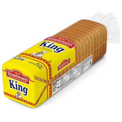 Stroehmann King White Sandwich Bread - 22oz