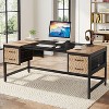 Tribesigns 63" Executive Computer Desk - 3 of 4