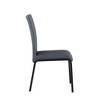 Chintaly Imports,Contemporary Contour-Back Side Chair - Set of 4 - 4 of 4