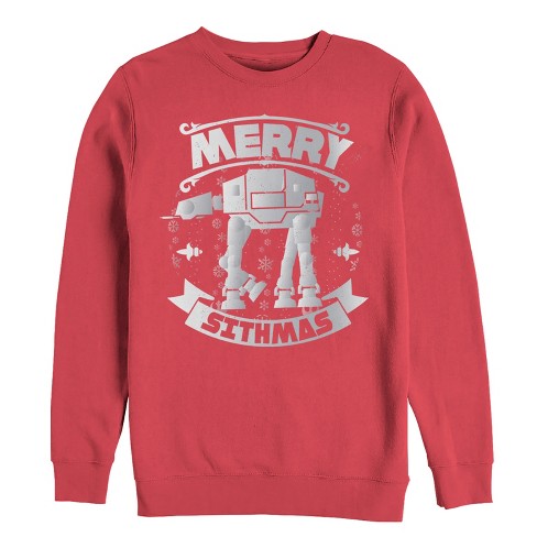 Men's Star Wars Christmas Sithmas AT-AT Sweatshirt - image 1 of 3