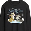 Men's - Disney - Christmas - Snowy Bunny Kisses Long Sleeve Graphic T-Shirt - 2 of 4