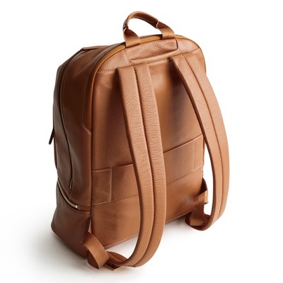 Рюкзаки Vera Bradley Women's Leather Chancery Backpack Roasted Pecan — фото 2