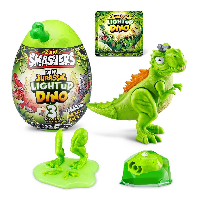 Smashers Jurassic Light-Up Dino Surprise Egg Mini Figure Set, 1 of 9