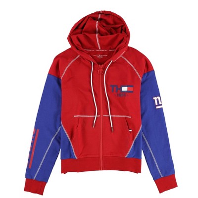 Tommy Hilfiger Womens TH 1985 New York Giants Track Jacket Sweatshirt