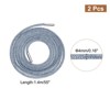 Unique Bargains Fashion Diamond Crystal Shoe Laces with Net for Sweatpants Shorts 2 Pcs - 2 of 4