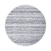 Washable Modern Geometric Printed Rug Non Slip Low Pile Rug Soft Throw Floor Cover Foldable Indoor Carpet for Living Room Bedroom Playroom - 4 of 4