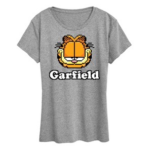 Women's - Garfield - Video Game Garfield Logo Short Sleeve Graphic T-Shirt - 1 of 4