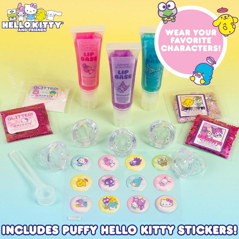 Horizon Group USA, Inc. Sanrio Hello Kitty and Friends Shimmer Lip Gloss Making Kit, 2 of 7