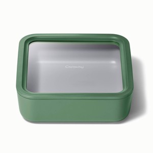 Caraway Home Large Ceramic Coated Glass Food Storage Container - 1 of 4