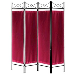 Legacy Decor Metal and Woven Fabric Room Divider with Two Way Hinges - 1 of 1