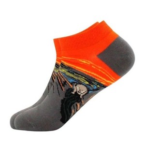 Munch's Scream Famous Art Ankle Socks from the Sock Panda  (Women's or Men's Sizes) - 1 of 3