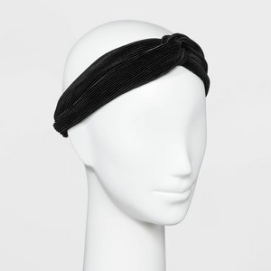 Fabric Headwrap - A New Day Black