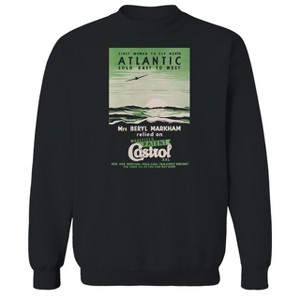 Rerun Island Men's Castrol Atlantic Long Sleeve Graphic Cotton Sweatshirt - 1 of 1