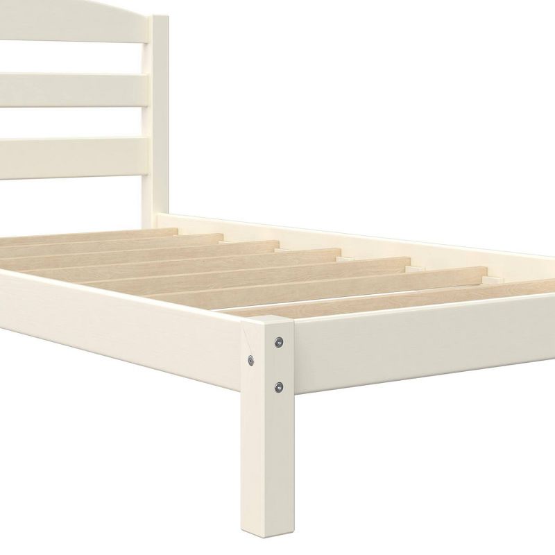 Twin Braylon Bed Frame with Signature Sleep Tranquility 6&#34; Innerspring Mattress White - Dorel Home Products, 5 of 12