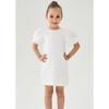2Bunnies Girls' Textured Puff Sleeve Dress - 2 of 4