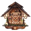 One Day Cuckoo Clock with Volksmarcher – 10 in – Traditional German Cottage Design By River City Clocks - 2 of 3