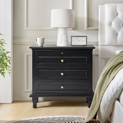 Giorgio 3 - Drawer Nightstand with  Built-In Outlets|HULALA HOME