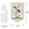 Big Dot of Happiness 1st Birthday Woodland Creatures - First Birthday Party Bunting Banner - Party Decorations - Happy 1st Birthday - 2 of 4