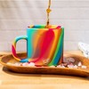 Silipint: 2 Pack 16oz Silicone Coffee Mug W/ Lid, Hippie Hops - 3 of 4