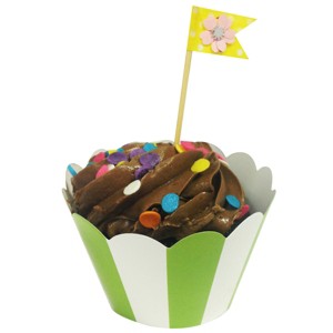 Wrapables Standard Size Chevron Cupcake Wrappers - 1 of 4